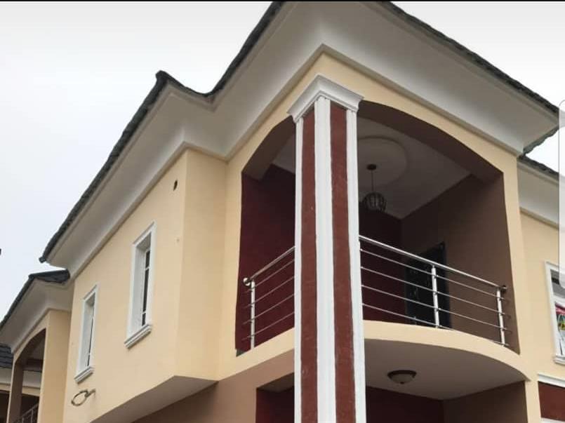  Newly built 4 bedroom duplex with BQ up for sale at Peninsula garden estate Lekki-Ajah, Lagos.